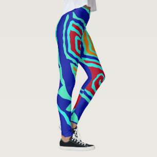 "Crazy Fun Aerobic Class Legging" Leggings