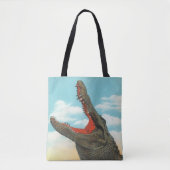 Crazy Fun Alligator Chomp Shoulder Tas (Voorkant)