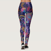 Crazy Funky Paisley Leggings (Achterkant)