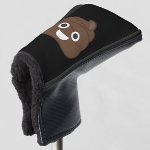 Crazy Gekke Brown Poop Emoji Golfheadcover