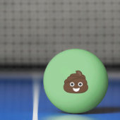 Crazy Gekke Brown Poop Emoji Pingpongballen (Net)
