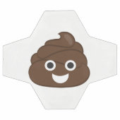 Crazy Gekke Brown Poop Emoji Voetbal (Enkel)