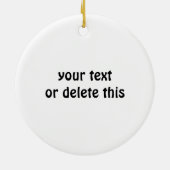 Crazy Geocacher Geocaching Ornament (Achterkant)