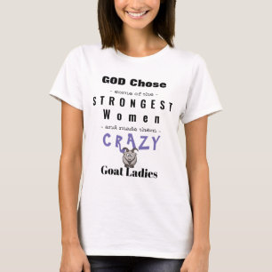 Crazy Goat Dames   TotaalGoatally T-Shirt