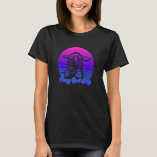 Crazy Goat Lady Fun For Goat Owners & Farmers T-shirt
