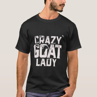 Crazy Goat Lady Hoodie T-shirt