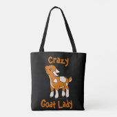 CRAZY GOAT LADY | TotaalGoatally™ Draagtas (Achterkant)