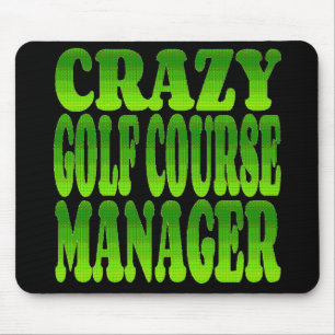 Crazy Golf Course Manager in het groen Muismat