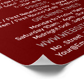 Crazy Golf Slogan, Mini Golfbaan Adverteren Poster (Hoek)