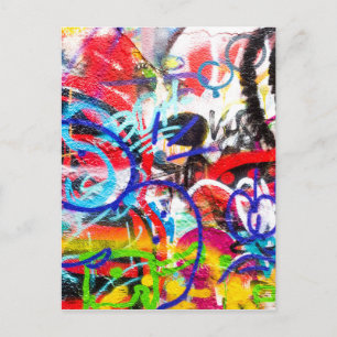 Crazy Graffiti Briefkaart