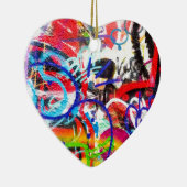 Crazy Graffiti Keramisch Ornament (Rechts)