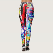 Crazy Graffiti Leggings (Achterkant)