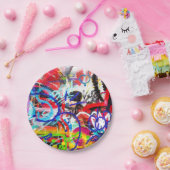 Crazy Graffiti Papieren Bordje (Feest)