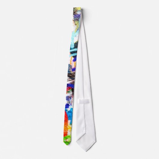 Crazy Graffiti Stropdas (Achterkant)