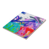 Crazy Graffiti Tegeltje (Zijkant)