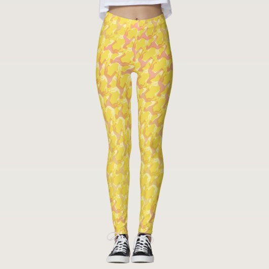 Crazy Great Dane Pattern Leggings (Voorkant)
