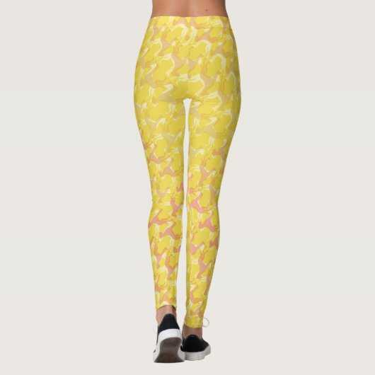 Crazy Great Dane Pattern Leggings (Achterkant)