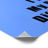 Crazy Green Cartoon Duck Different Reality Poster (Hoek)