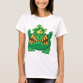 Crazy Green Monster T-shirt (Voorkant)