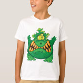Crazy Green Monster T-shirt (Voorkant)