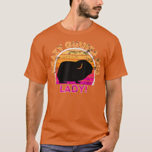 Crazy Guineese Lady Funny Retro Guinea T-shirt