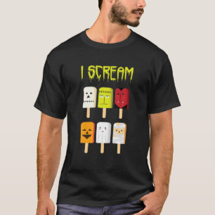 Crazy Halloween Costume Ghost Pumpkin Vampire Ice T-shirt