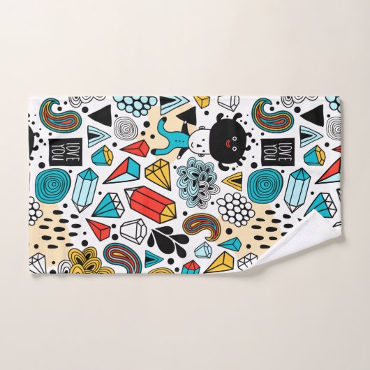 Crazy head (Serviette à main)