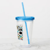 Crazy head acryl drinkbeker (Links)