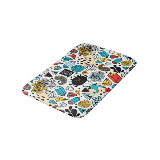 Crazy head badmat (Gekanteld)