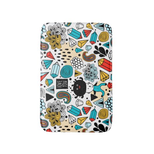 Crazy head badmat (Voorkant Verticaal)