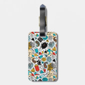 Crazy head bagagelabel (Achterkant verticaal)