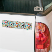 Crazy head bumpersticker (Op Truck)