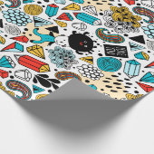 Crazy head cadeaupapier (Hoek)