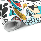 Crazy head cadeaupapier (Rol Hoek)