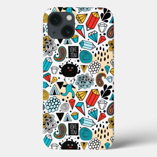 Crazy head Case-Mate iPhone case (Achterkant)