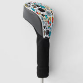Crazy head golfheadcover (Schuin)