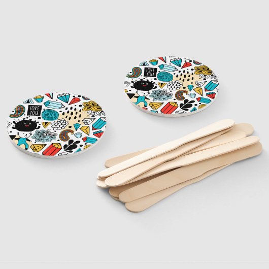 Crazy head handwaaier (Niet-gemonteerd)