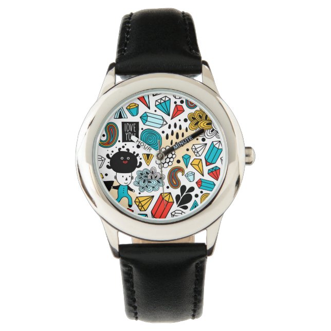 Crazy head horloge (Voorkant)