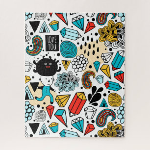 Crazy head legpuzzel