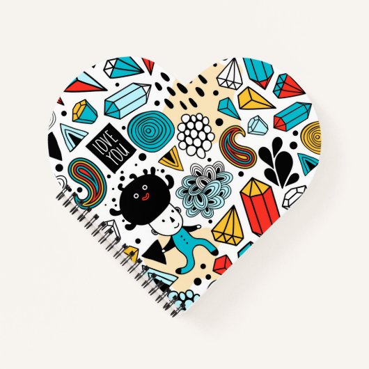 Crazy head notitieboek (Voorkant)