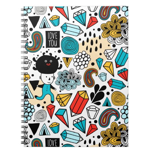 Crazy head notitieboek (Voorkant)