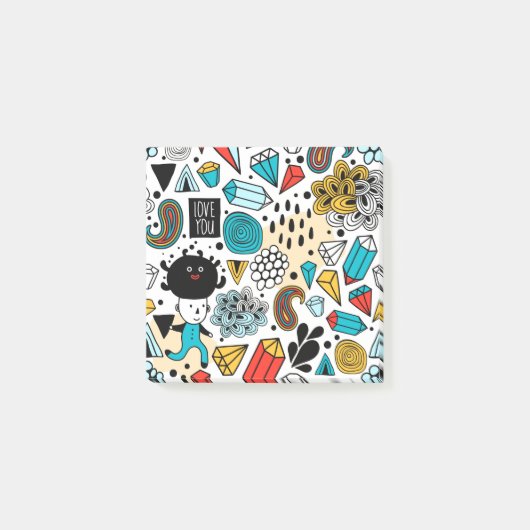 Crazy head post-it® notes (Voorkant)