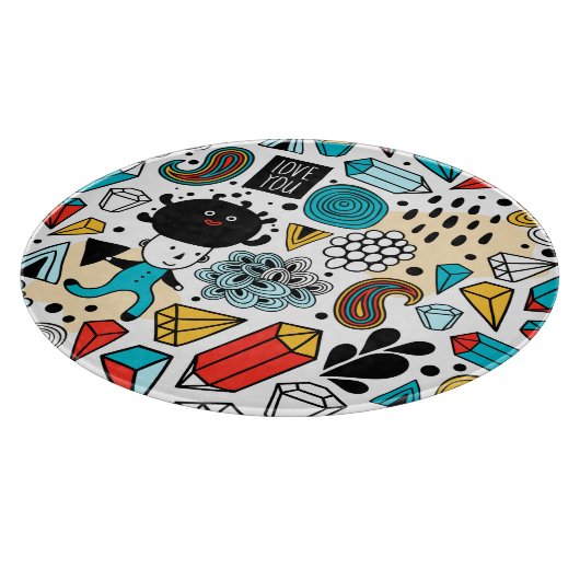 Crazy head snijplank (Hoek)