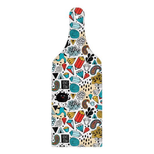 Crazy head snijplank (Voorkant)