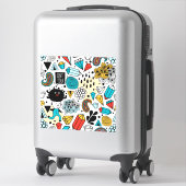 Crazy head sticker (Koffer)