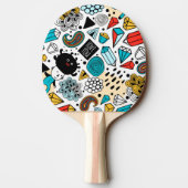Crazy head tafeltennisbatje (Achterkant)