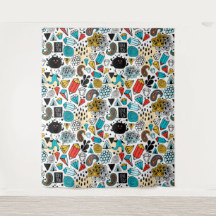 Crazy head wandkleed