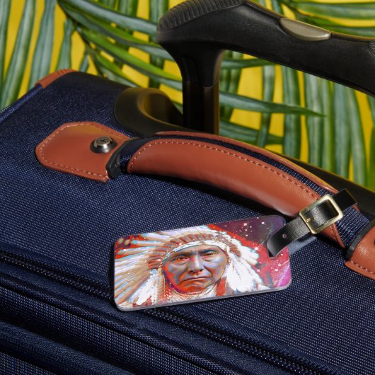 Crazy Horse Bagage Label (Voorkant Insitu 3)