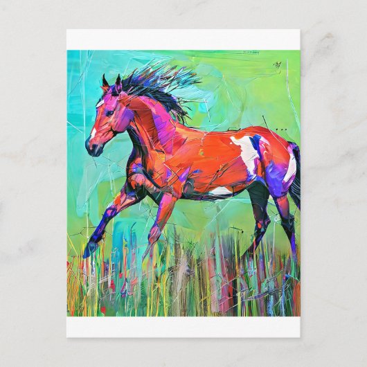 Crazy horse briefkaart (Voorkant)