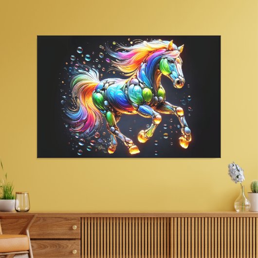 Crazy Horse Canvas Afdruk (Insitu (Woonkamer))